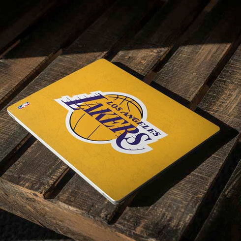 NBA Los Angeles Lakers Distressed Surface Laptop 2 Skin